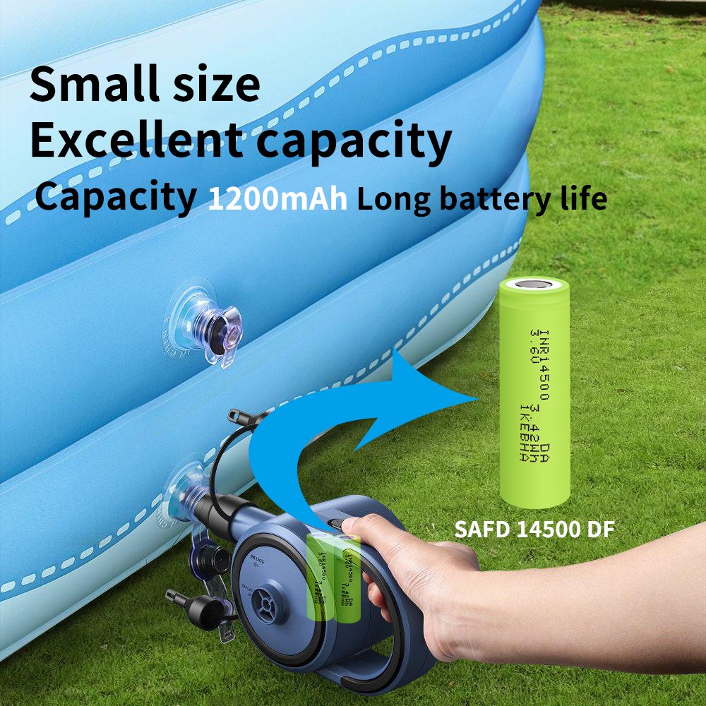 factory sales 14500 li-ion 3.6v 1200mah li-ion for lighting or mini microphone