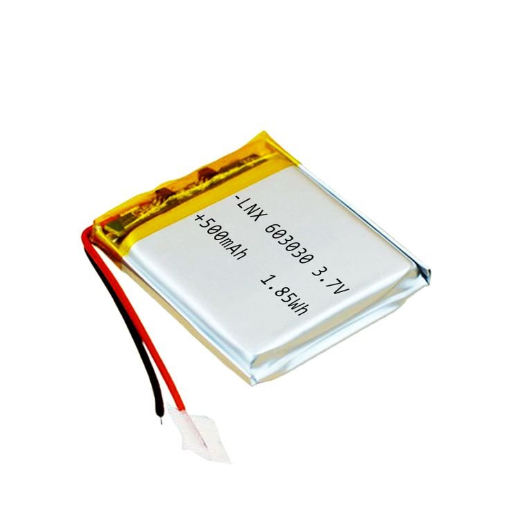 China Supply 3.7v 500/600mAh lipo battery 603030 Polymer Lithium Ion Battery for Digital products