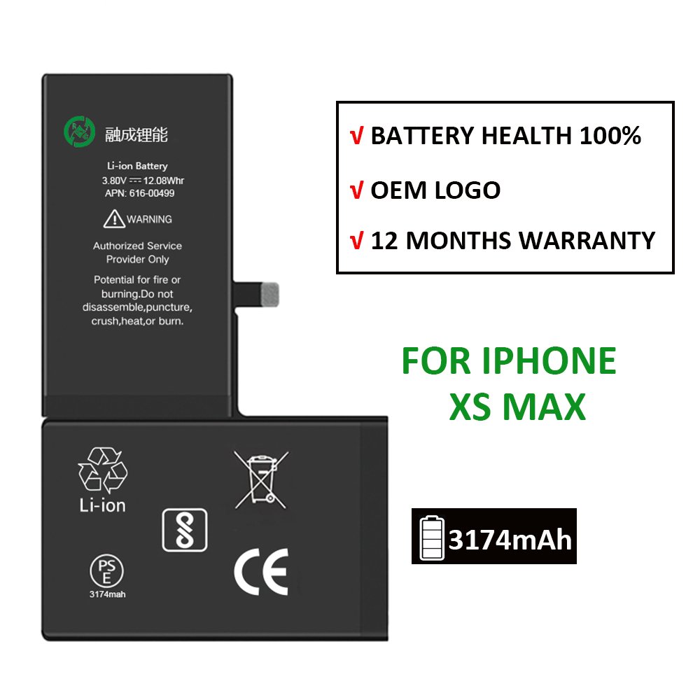 RCLN factory cell phone Digital Batteries For iphone XS max battery