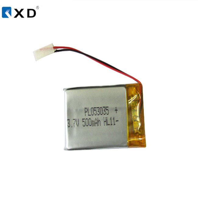 3.7v 500mah li polymer battery 503035PL for digital products