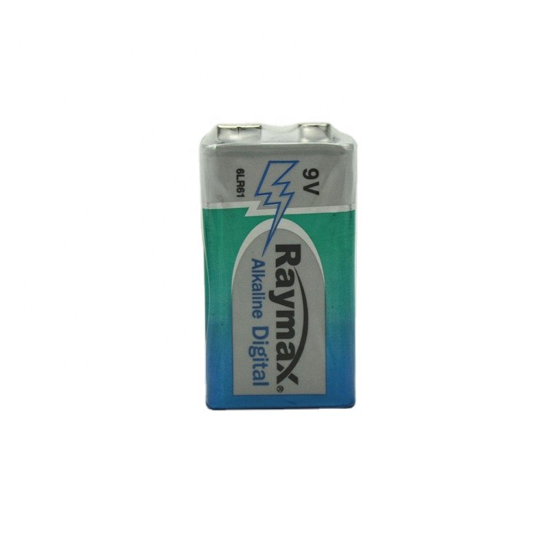 Raymax Customized Label 6LR61 9 v Zn/MnO2 9 volt Super Digital Alkaline china dry battery