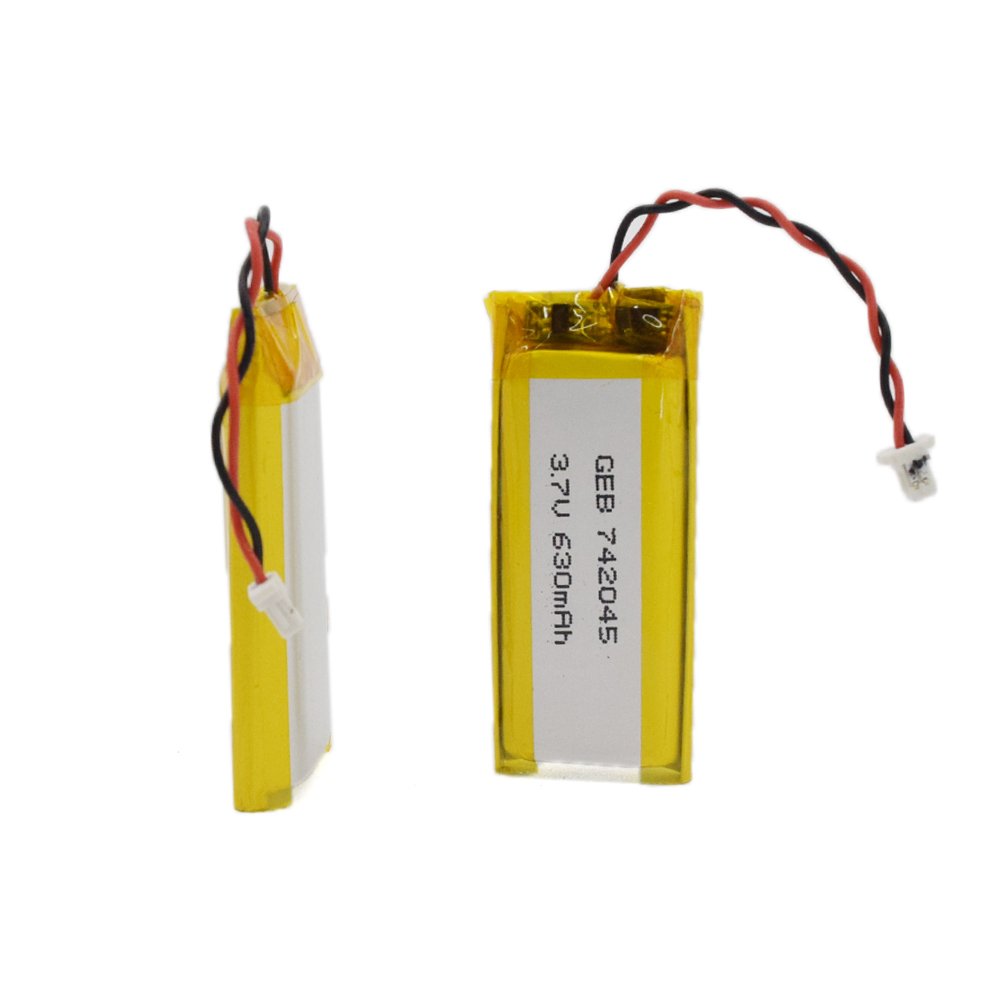 Rechargeable 3.7V 630mAh lithium polymer battery 742045 lipo battery for metal detector