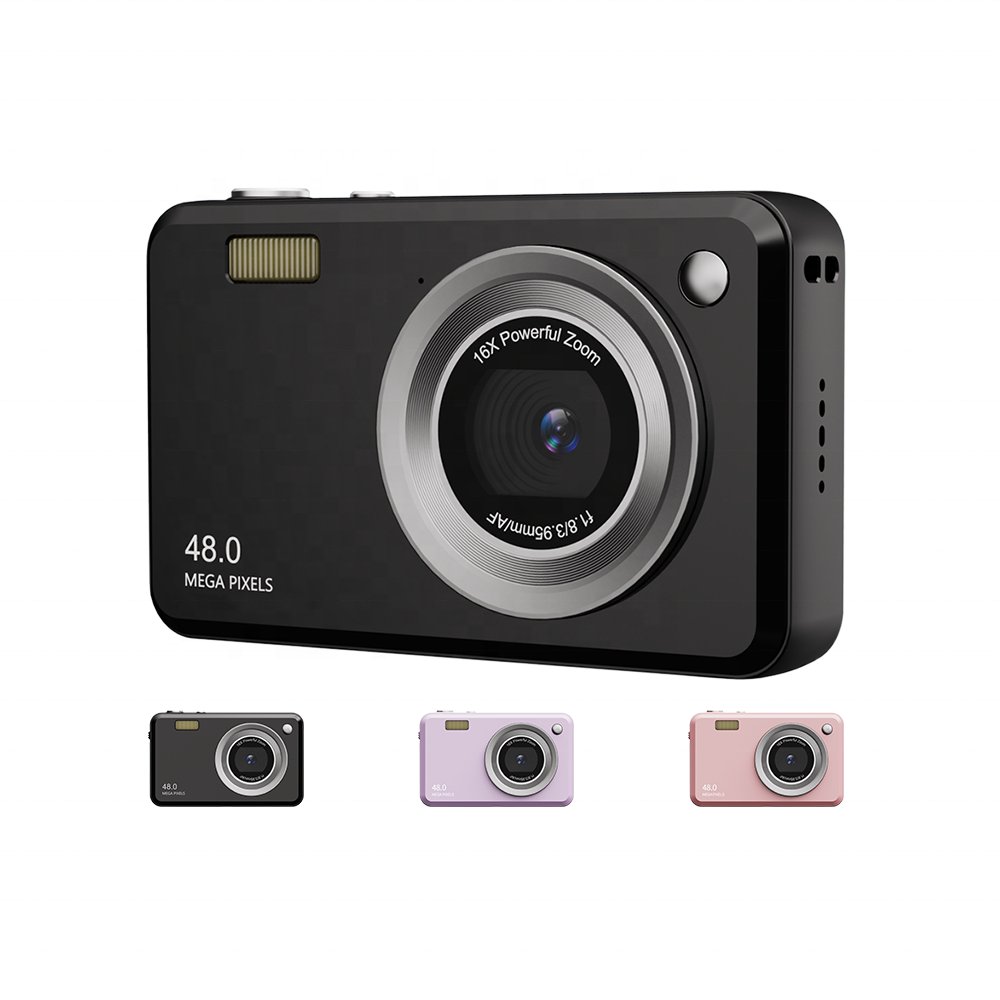 YMX CA07 Metal Texture Creative Shooting Modes Ergonomic Design Compact Digital Vlogging Camera DSLR for Teenager Student Beauty