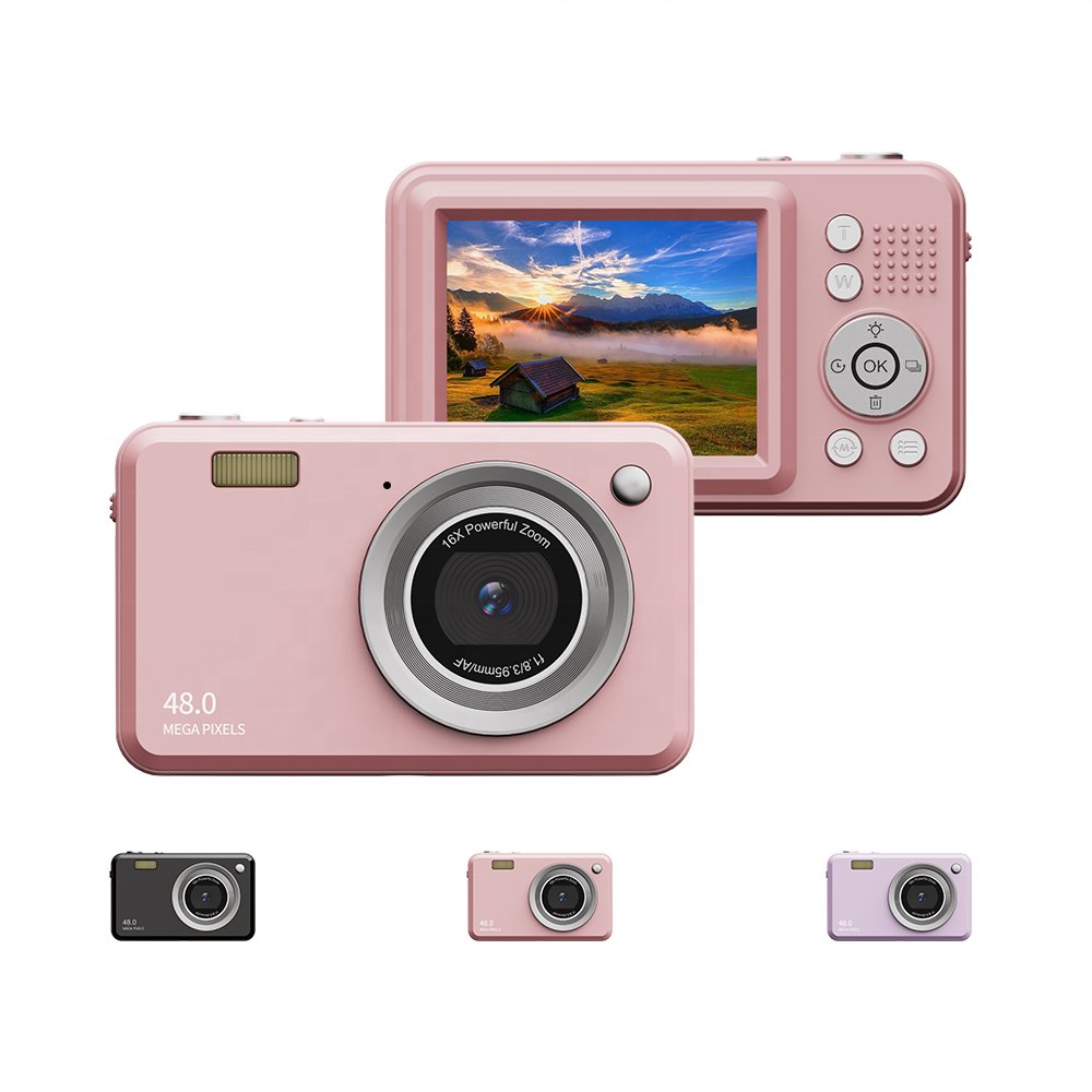 YMX CA07 Metal Texture Creative Shooting Modes Ergonomic Design Compact Digital Vlogging Camera DSLR for Teenager Student Beauty