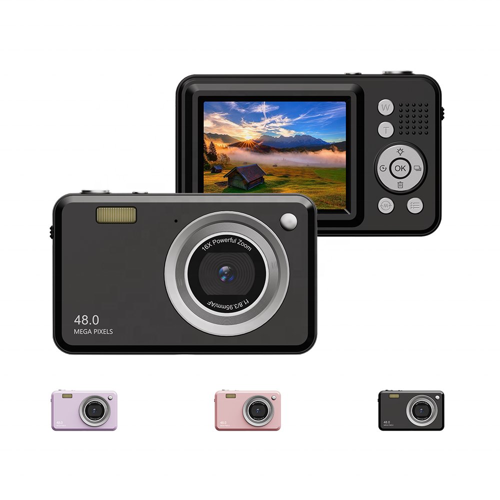 YMX CA07 Metal Texture Creative Shooting Modes Ergonomic Design Compact Digital Vlogging Camera DSLR for Teenager Student Beauty
