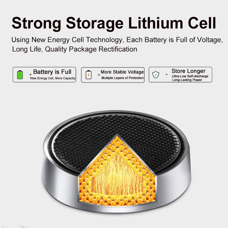 PUJIMAX 3v button battery pack 10pcs lithium battery CR2025 disposable battery for weighing scale calculators camera