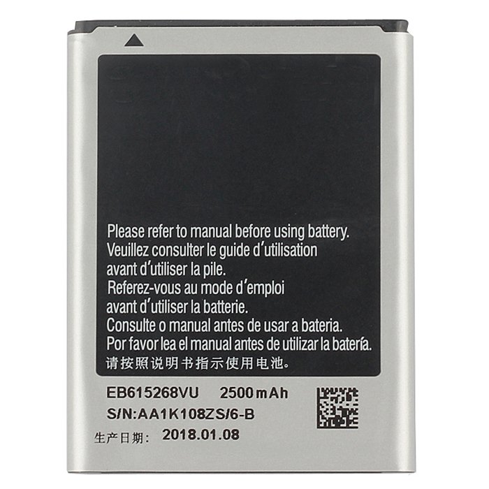 High Quality Original Phone Battery EB615268VU from China Digital Battery Replacement 2500mAh for Samsung Note 1