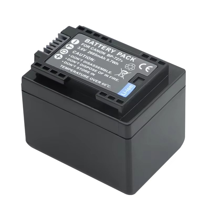2685mAh BP-727 Camcorder Battery For Canon VIXIA HF HF R Digital Camera Battery