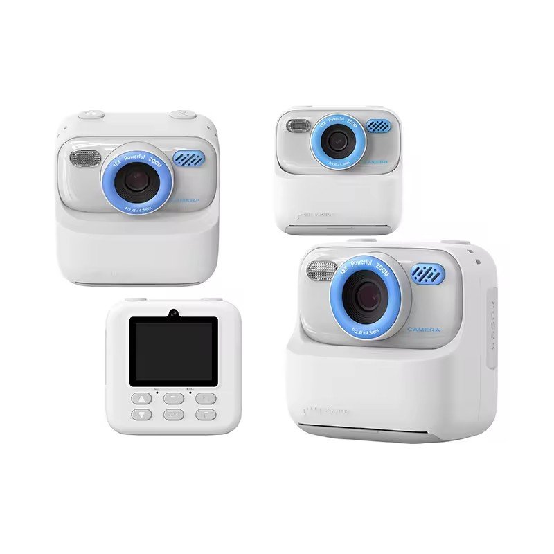P79 kids Print Camera 1200mAh Battery Selfie print Digital Video Camera kids Birthday Gift Photo Recording Toys for Children