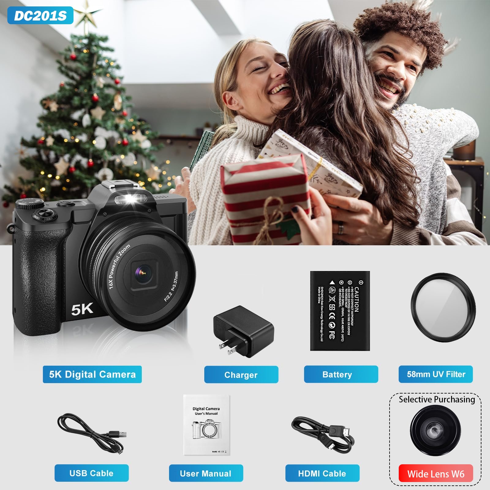 China Factory 48MP 3.5-inch WIFI for 5k video camera dslr digital camera professional video digital camera