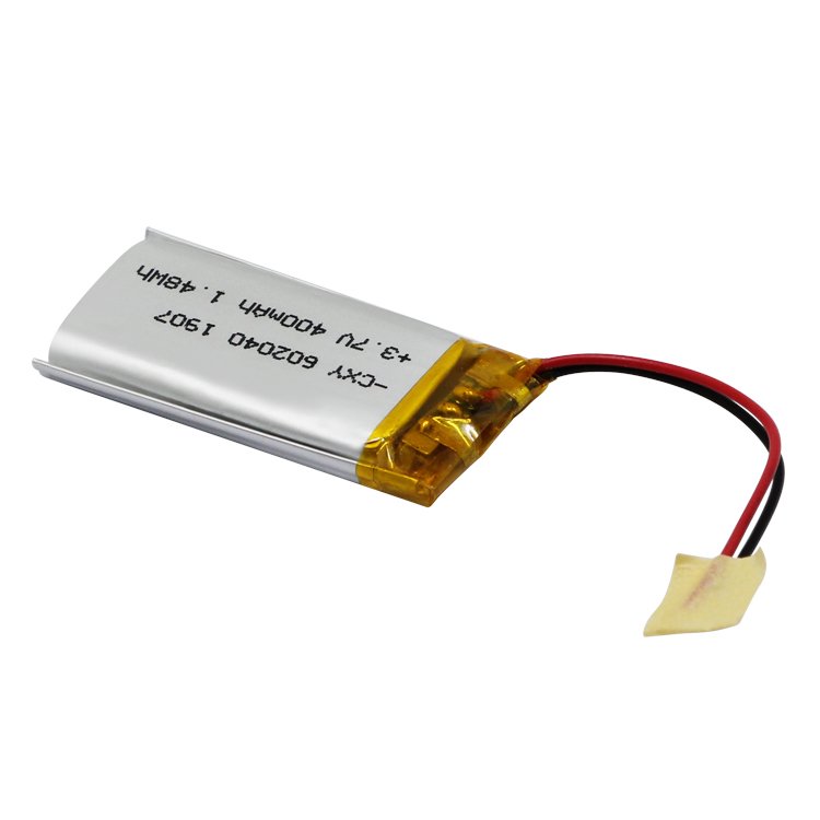 CE Certification hot sale high quality 602040P 3.7V 400mAh 1.48wh rechargeable Lithium polymer Battery for electronic products