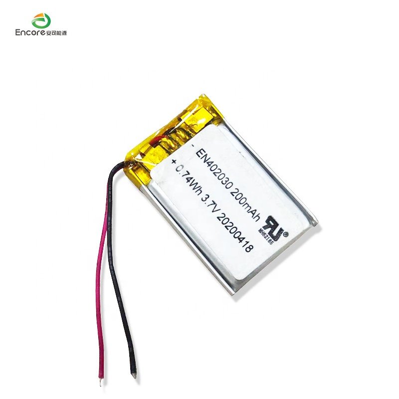 402030 3.7v 200mah lithium ion polymer battery for toys