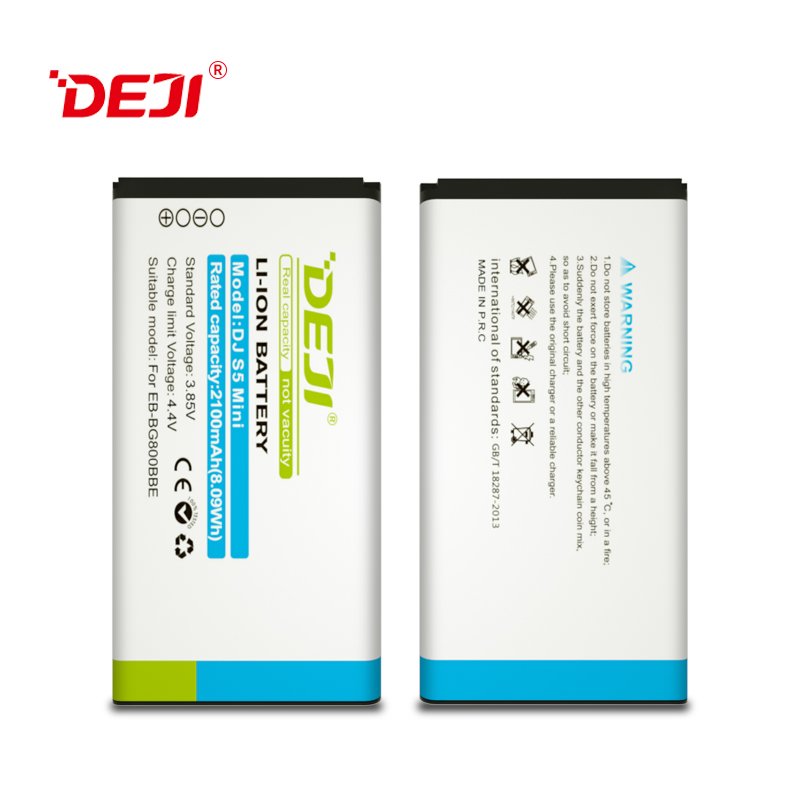 DEJI 100% New 2100mAh Digital Batteries For Samsung galaxy S5 mini G870a G870W s800f G800F refurbished battery