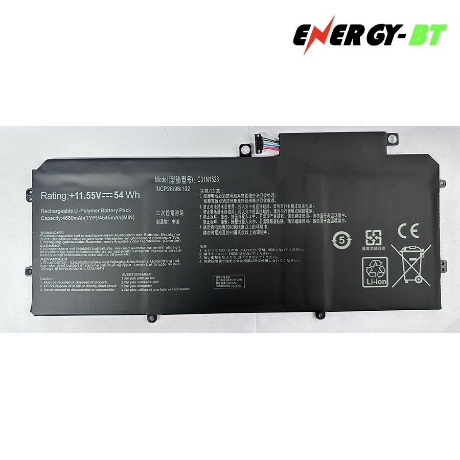 C31N1528 rechargeable batteries replacement For ASUS UX360 UX360C UX360CA FC060T UBM1T C4028T 11.55V 54Wh lithium batteries