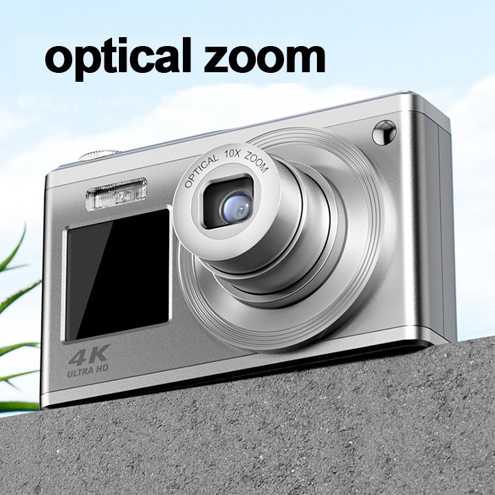 2024 Hot-selling 4K 10X Optical With 2.88+1.54 Inch Dual Screen Telescoping Lens HD Digital Camera