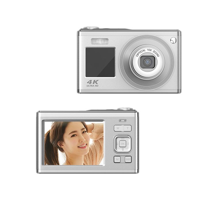 2024 Hot-selling 4K 10X Optical With 2.88+1.54 Inch Dual Screen Telescoping Lens HD Digital Camera