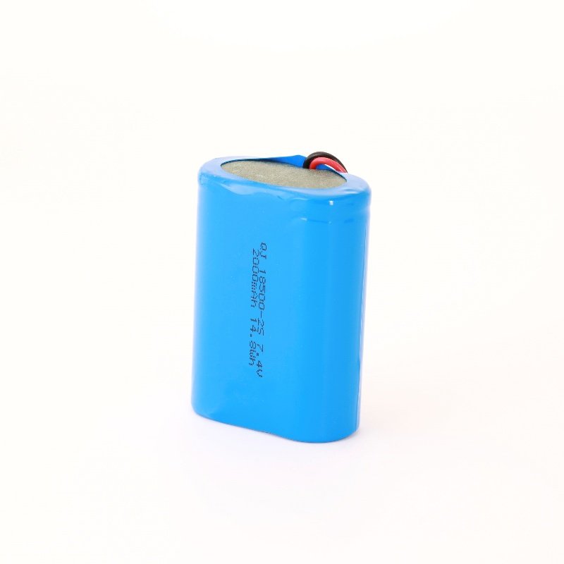 Wholesale 18500-2S 7.4V 2000mAh 14.8Wh Electric Tools Rechargeable Lithium Li-Ion Batteries Battery Cells Wiring Harness Packs