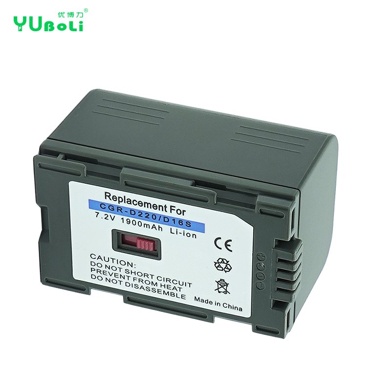 Discounted 1900mAh Camcorder Battery CGR-D16S CGR-D220 D16S D220 For Pana-sonic NV-GS1 NV-GS11 NV-GS12