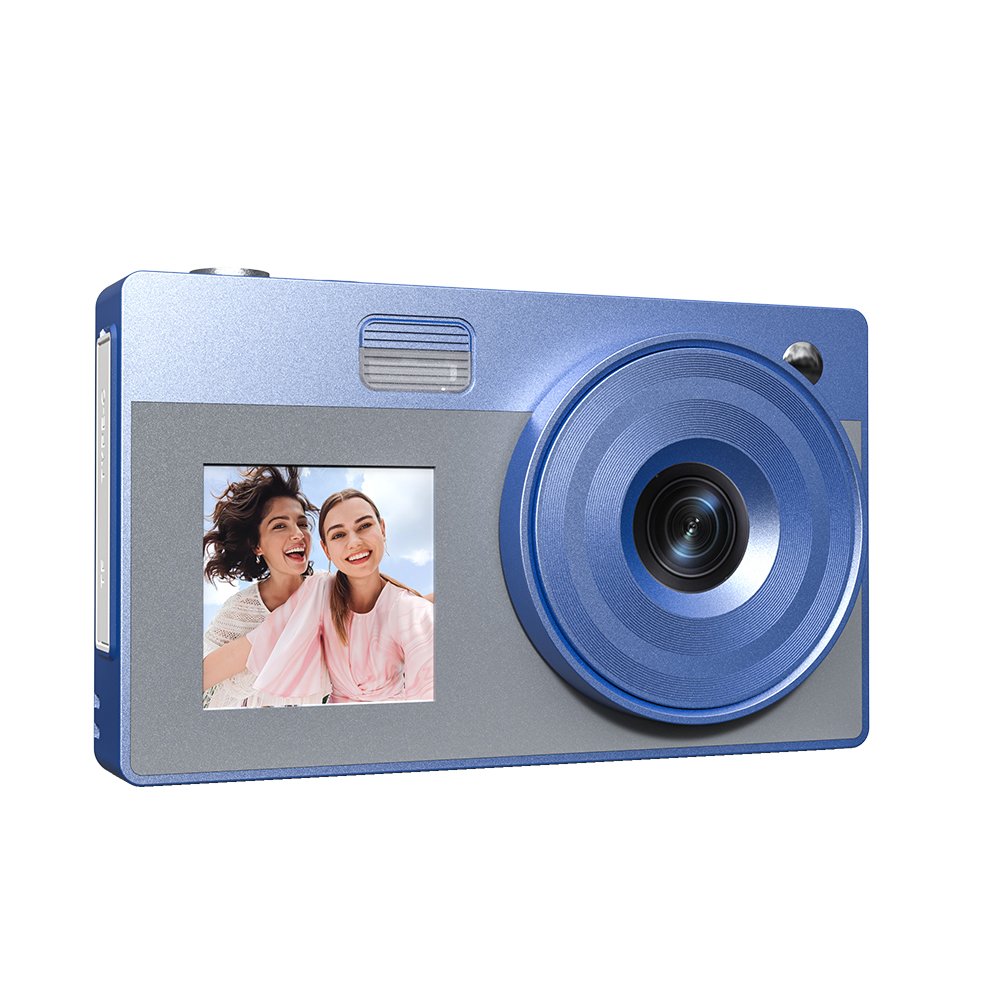 Cheap Digital Camera 2.8-Inch LCD Screen Anti Shake Portable Rechargeable Video Recorder Dual Lens Camera