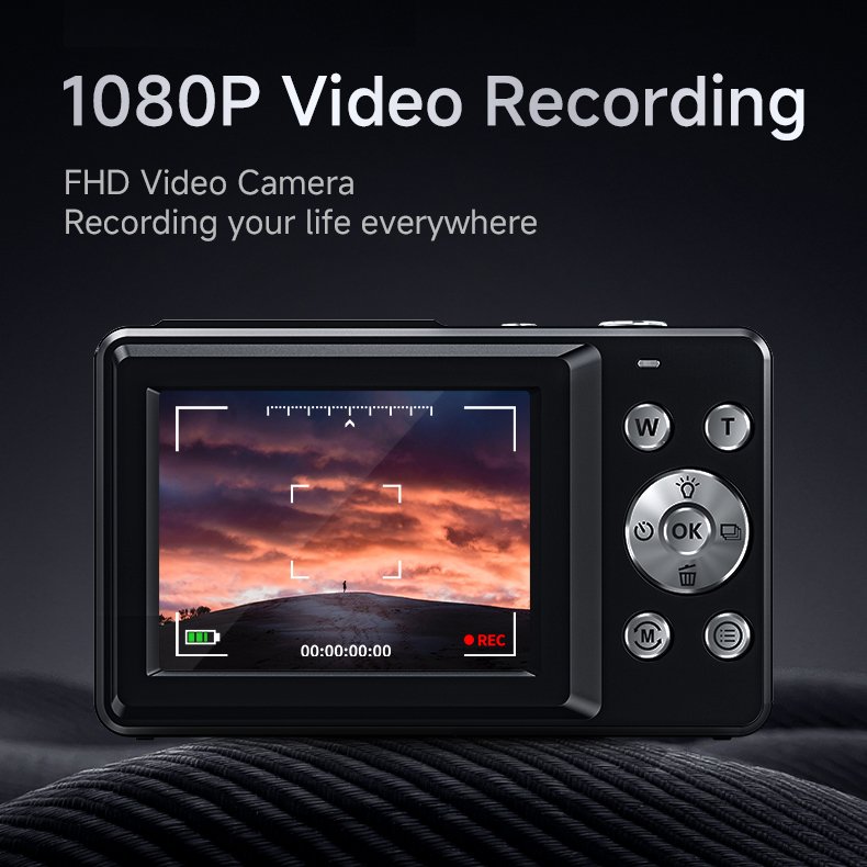 cheap black children's custom HD 1080P 16x Mini vlog professional photo dslr 4k video Digital Photography camera