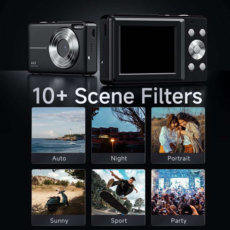 cheap black children's custom HD 1080P 16x Mini vlog professional photo dslr 4k video Digital Photography camera