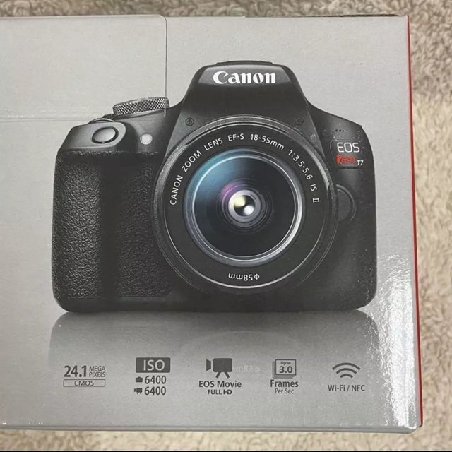 HIGH QUALITY new Price Rebel T7 DSLR Camera with 2 Lens Kit with EF18-55mm + EF 75-300mm Lens Black