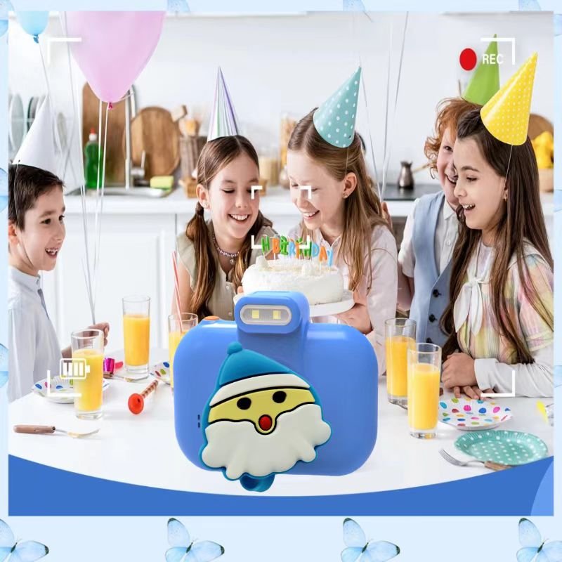 2.4-Inch Full-Viewing HD Display Kids' Camera with 2500mAh Long Battery Life Children's camera Christmas gift Dual camera