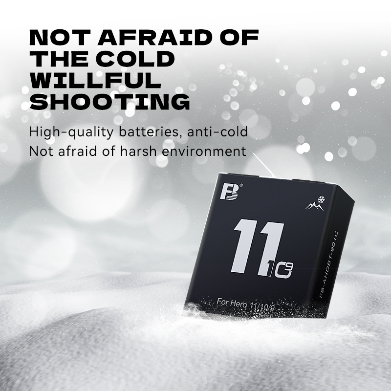 FB-AHDBT-901C Wholesale FB anti-cold Rechargeable digital battery for GoPro Hero 11 GoPro Hero 10 GoPro Hero 9