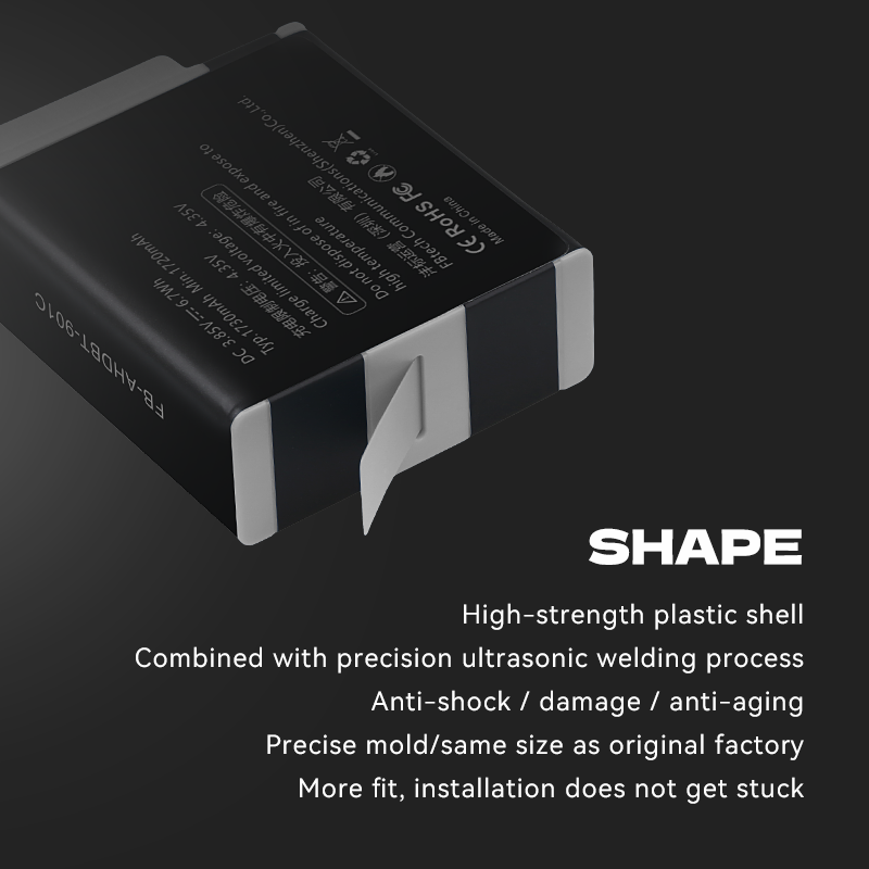 FB-AHDBT-901C Wholesale FB anti-cold Rechargeable digital battery for GoPro Hero 11 GoPro Hero 10 GoPro Hero 9