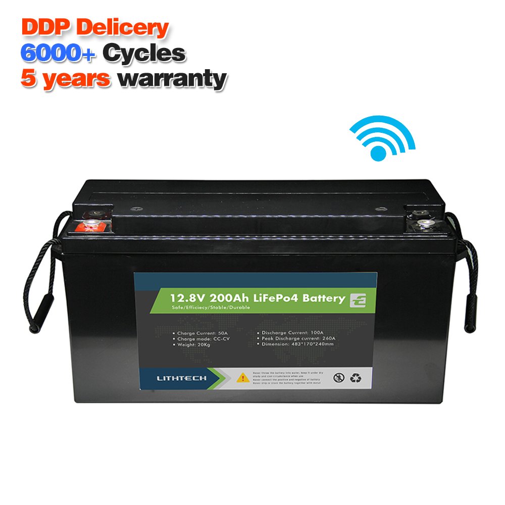 Deep Cycle Heating 4G module LiFePo4 Battery Solar storage 48v 72v 24v 12v 50Ah 200Ah 100Ah lithium battery Pack With bluetooth