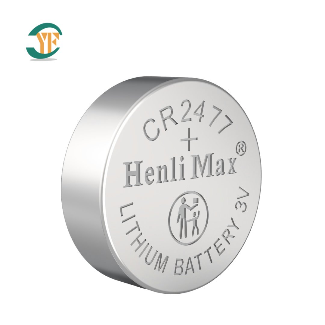 Henli Max CR2477 3.0V Primary Lithium Battery for Remote Control Toys Consumer Electronics Branded Toys UL ROHS Certification