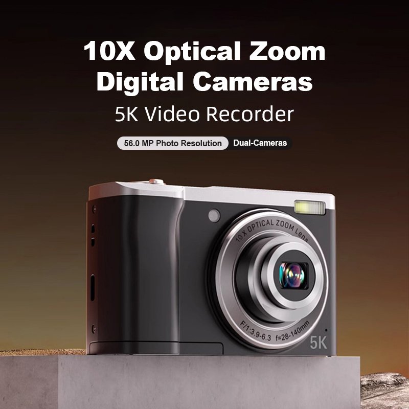 5K Auto Focus 2.8'' Display For Selfie Double Lens Action Sport Video Cameras Optical Zoom Digital Camera for photography