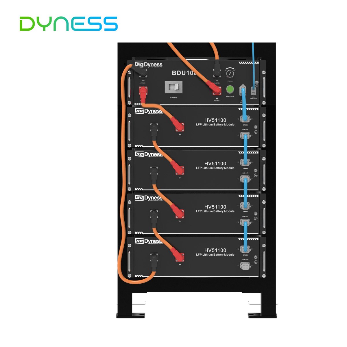 Dyness HV4 EU stock High voltage solar battery 3 phase 50kwh lithium ion battery 50kw Home energy storage with deye inverter
