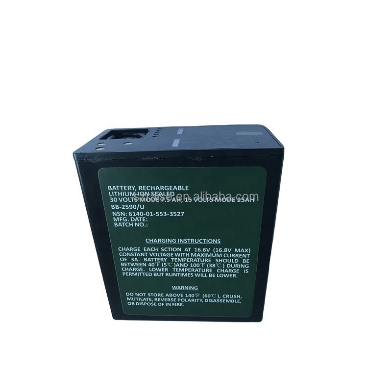 Equipment power supply rechargeable lithium ion battery bb-2590/u