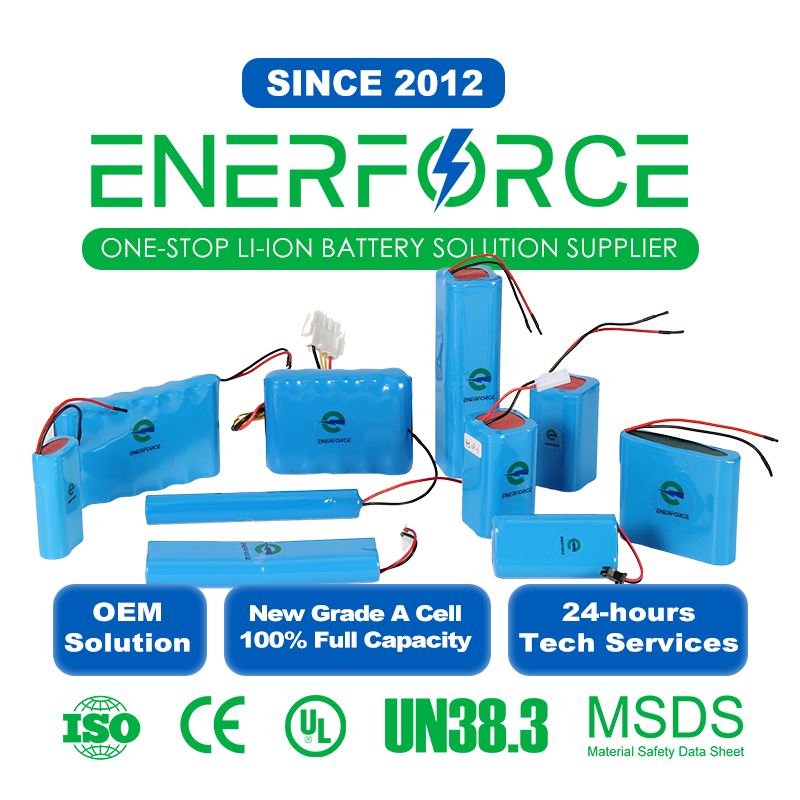 Enerforce 22.2V 18650 2200mah 5S1P wholesale Rechargeable Lithium Battery Pack for digital product