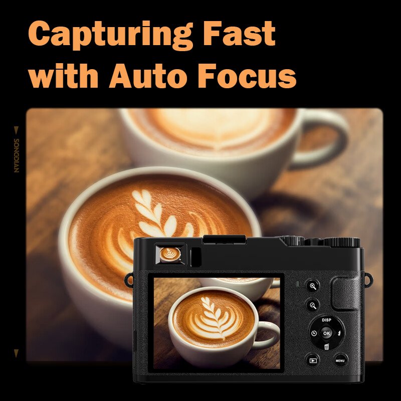 4k photo camera photography Digital dslr Cameras Optical Viewfinder 2.8-Inch 48MP vintage video retro vlog camera