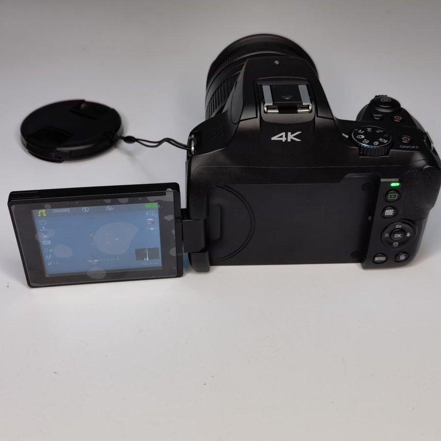Winait 4K DSLR Camera with 3.0'' IPS Screen and 12 x Optical Zoom Digital Camera
