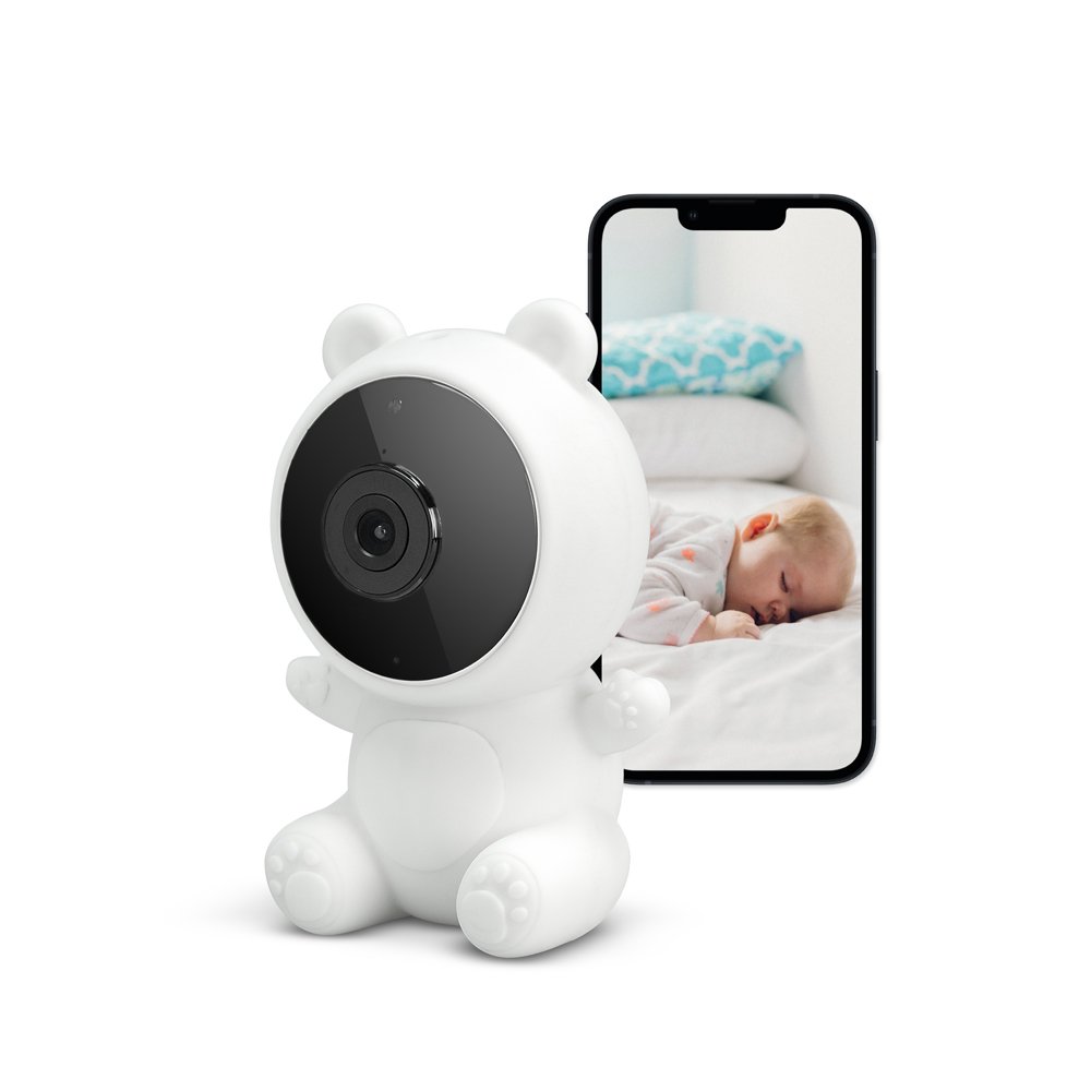 Garza 1080P HD Digital Baby Monitor Camera Crying Detection and Night Vision with Temperature Sensor for Kids