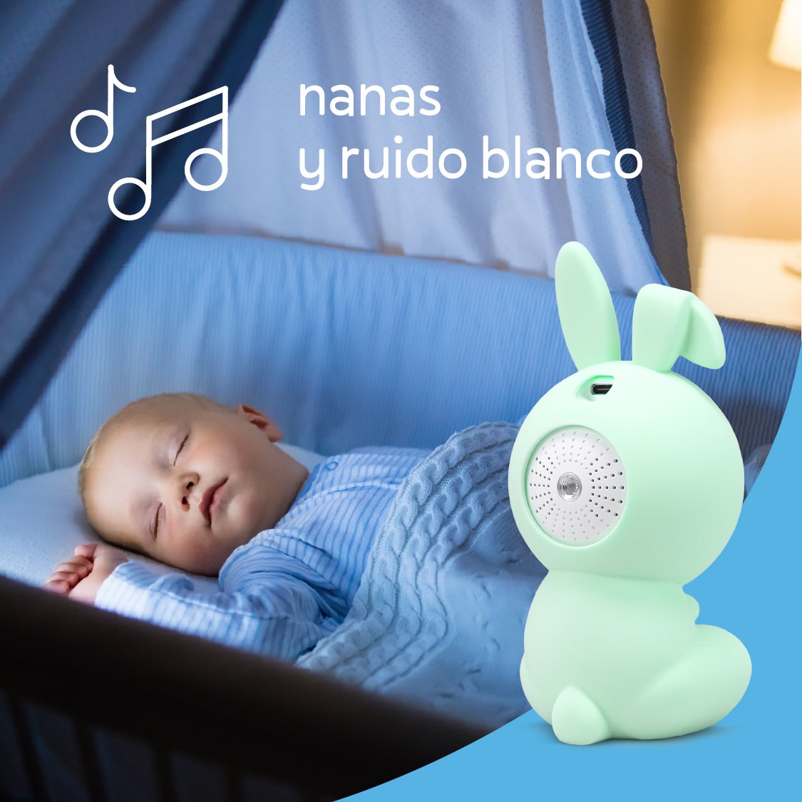 Garza 1080P HD Digital Baby Monitor Camera Crying Detection and Night Vision with Temperature Sensor for Kids