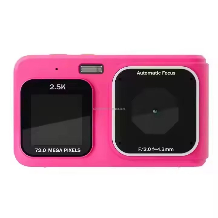 Birthday Gift Photo Video Digital Camera with 4inch lcd screen 2.5K HD 72 Megapixel Digital Camera with Auto Focus Function