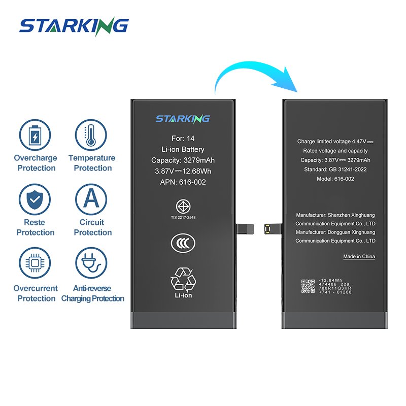 Wholesale best selling products internal batteries for iPhone 14 battery