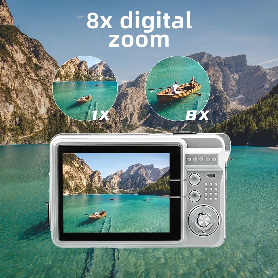 Factory Wholesale 2.7 Inch TFT 18MP Digital Camera 720P 8 Zoom Video Camera Auto Focus mini video camera for Kids
