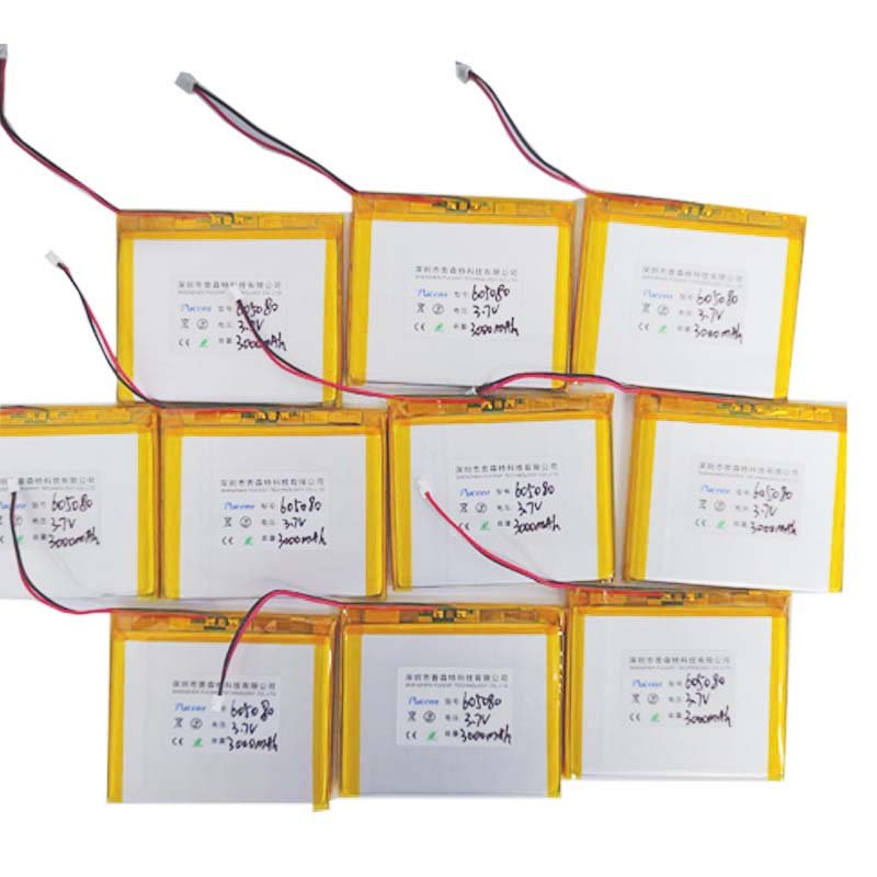 Custom li-ion lithium polymer battery 1000mAh 2000mAh 3000mAh 4000mAh 5000mAh 6000mAh 7000mAh 8000mAh lipo battery 3.7V