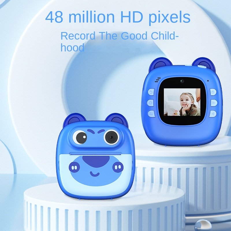 2.4 Inch Large Screen Mini Camera For Kids 1200Mah Instant Kids Girls Instantane Camera Multi-Lingual Kids Camera