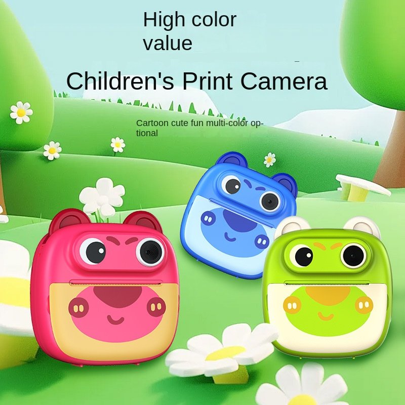 2.4 Inch Large Screen Mini Camera For Kids 1200Mah Instant Kids Girls Instantane Camera Multi-Lingual Kids Camera