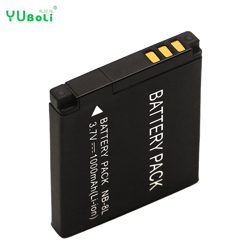 1000mAh Digital Camera Battery NB-8L For Canon PowerShot A1200 A2200 A3000 PowerShot PC1585 PC1589 Lithium Battery