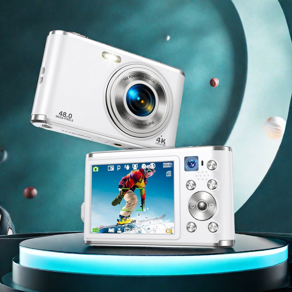 DC306L Digital Small Camera 48MP Mini Compact Video Camera UV Appareil Photo Reflex SLR Fit Students Outdoor Digital Cameras