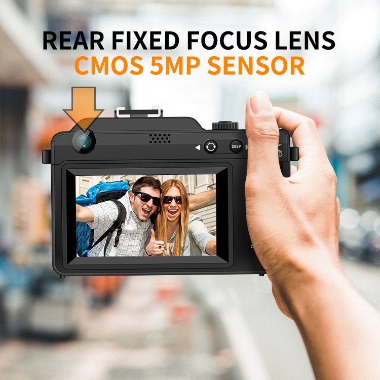 Wholesale anti-shake wifi photography selfie camera 5k video vintage retro 18x digital zoom cameras with 3 inch screen