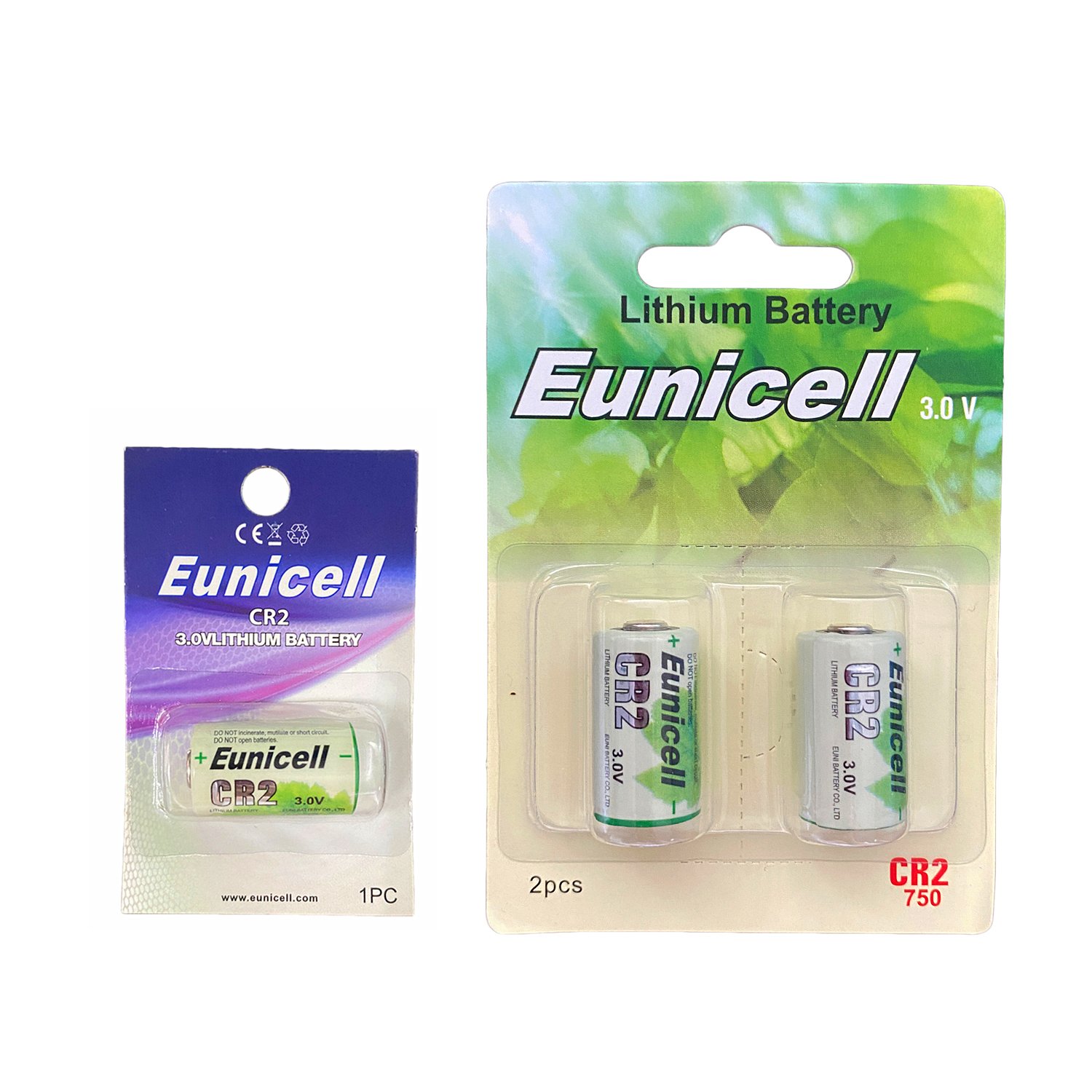 High Quality EUNICELL 3.0V CR2 Lithium Battery 850mAh CR14250 CR15270 CR15H270 Batteries for Digital product