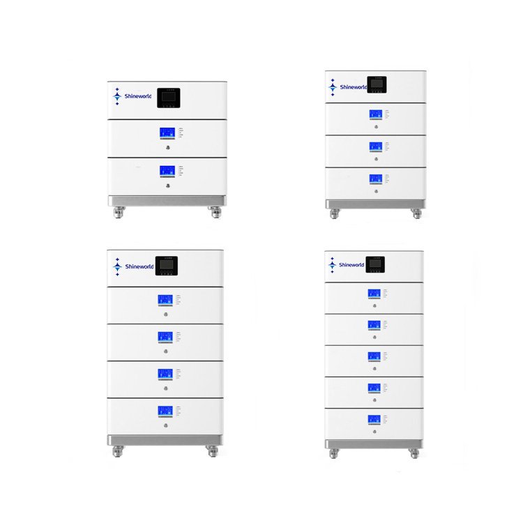 High Voltage Energy Storage Battery 102.4V 153.6V 204.8V 256V 105AH Lithium Battery Pack Battery Stacked Home Energy Storage